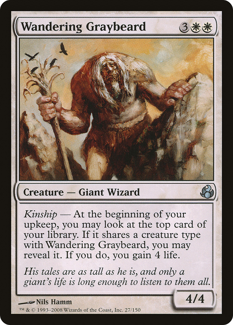 Wandering Graybeard (MOR-027) - Morningtide