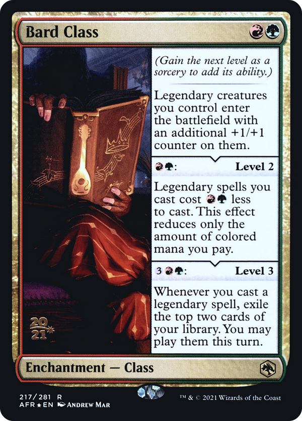 Bard Class (PRE-217) - Adventures in the Forgotten Realms Promos Foil