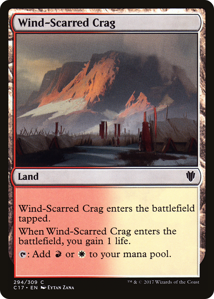 Wind-Scarred Crag (C17-294) - Commander 2017