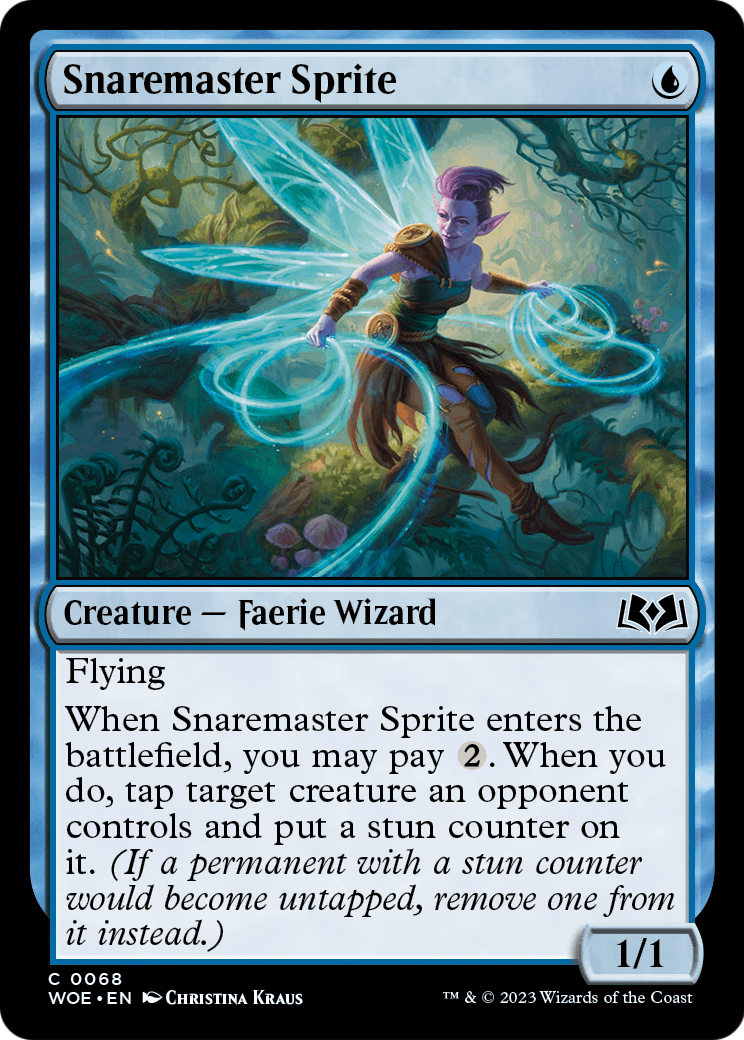 Snaremaster Sprite (WOE-068) - Wilds of Eldraine Foil