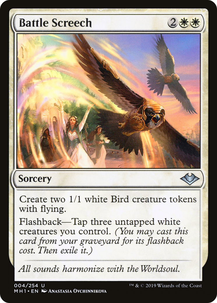 Battle Screech (MH1-004) - Modern Horizons Foil