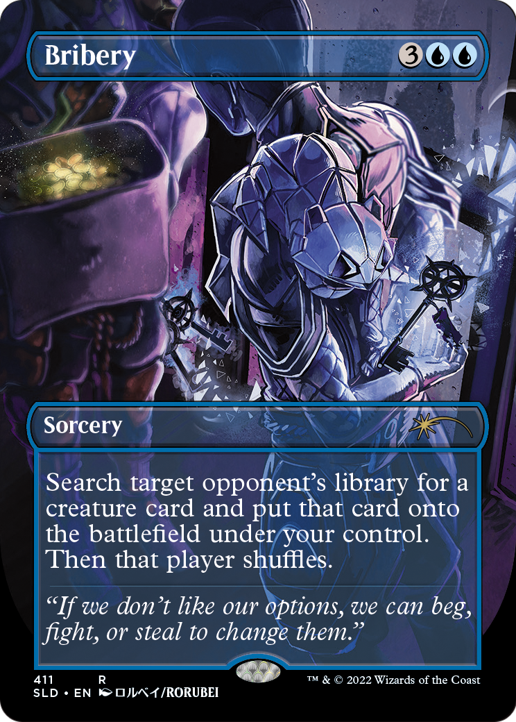 Bribery (SLD-411) - Secret Lair Drop (Borderless) Foil
