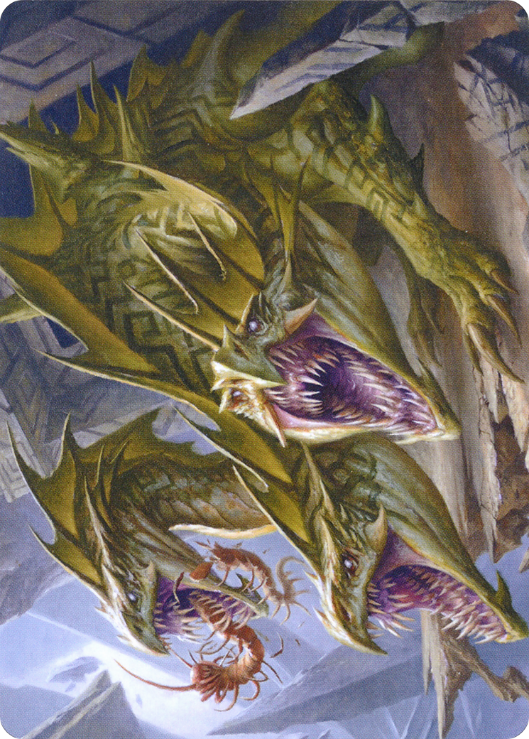 Grakmaw, Skyclave Ravager // Grakmaw, Skyclave Ravager (AZNR-076) - Zendikar Rising Art Series (Borderless) Foil