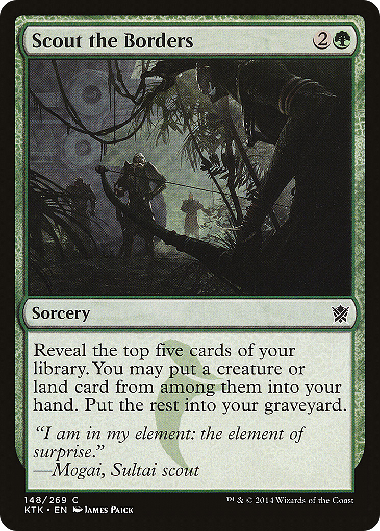 Scout the Borders (KTK-148) - Khans of Tarkir Foil