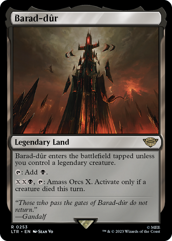 Barad-dur (LTR-253) - The Lord of the Rings: Tales of Middle-earth