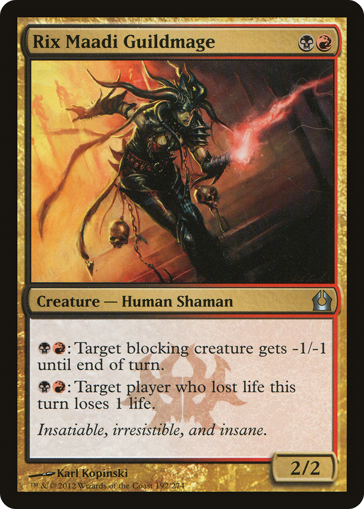 Rix Maadi Guildmage (RTR-192) - Return to Ravnica