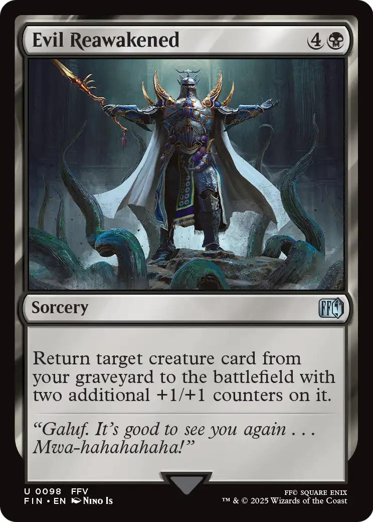 Evil Reawakened (FIN-098) - FINAL FANTASY Foil