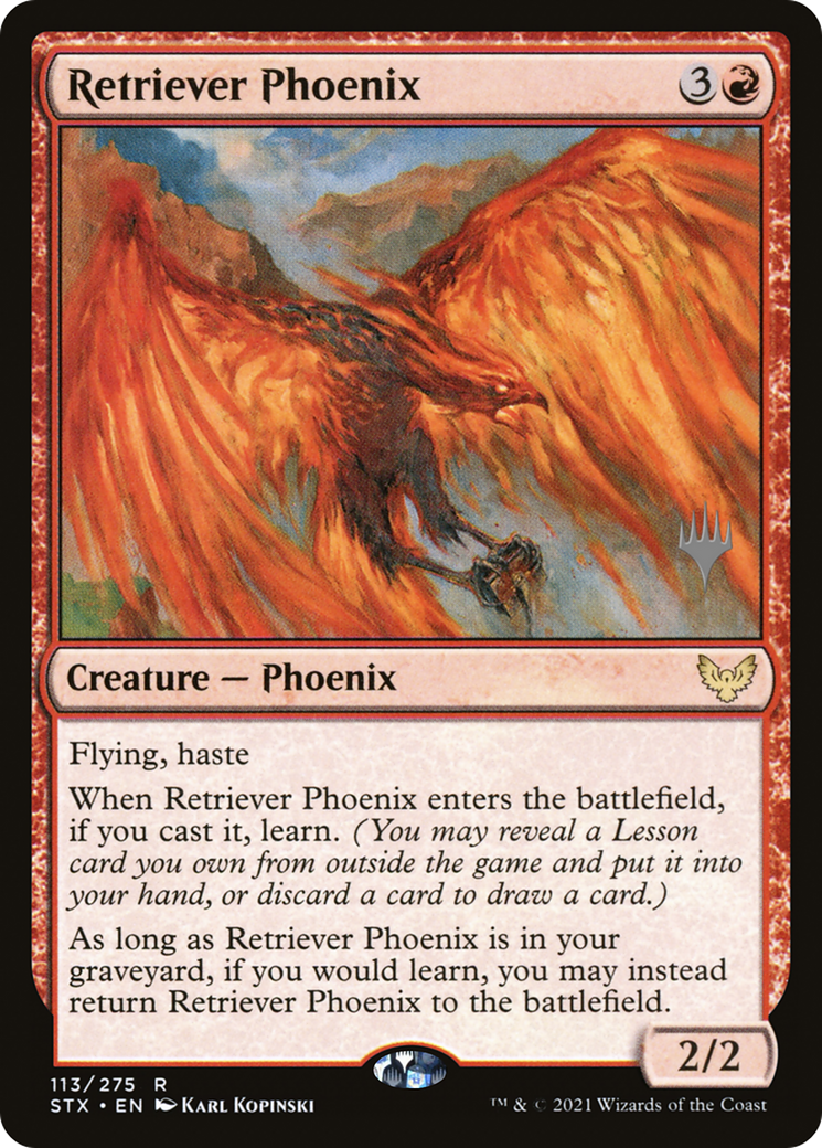Retriever Phoenix (PPSTX-113) - Strixhaven: School of Mages Promos