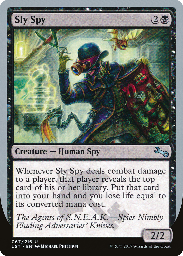 Sly Spy (E) (UST-067) - Unstable Foil