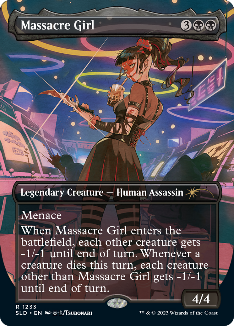 Massacre Girl (SLD-1233) - Secret Lair Drop (Borderless)