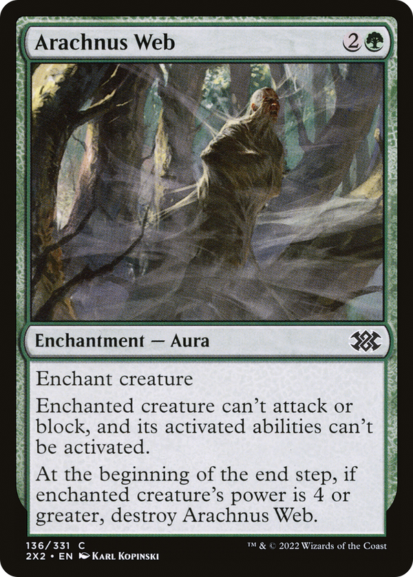 Arachnus Web (2X2-136) - Double Masters 2022 Foil