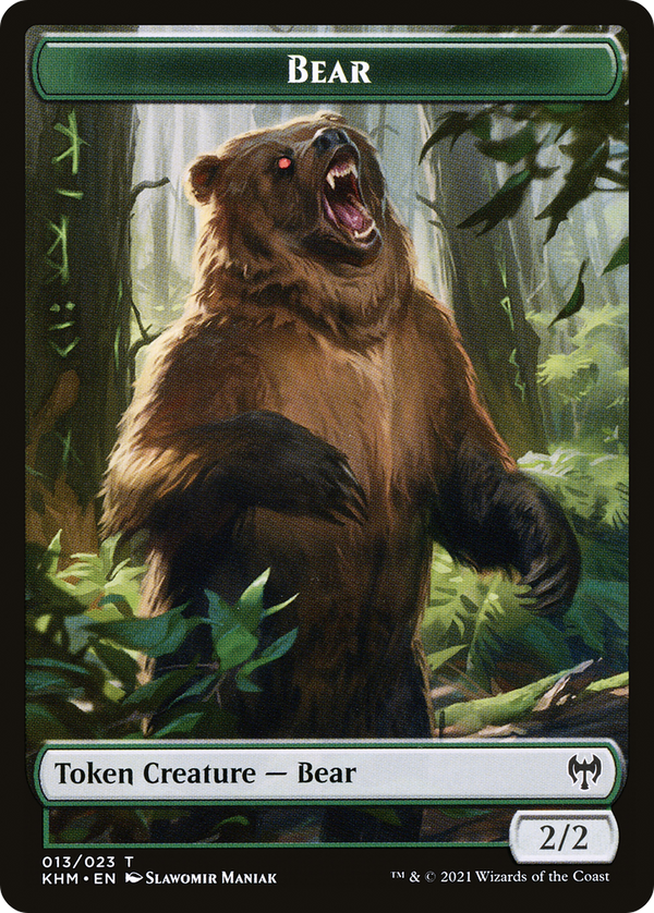 Bear (TKHM-013) - Kaldheim Tokens Foil