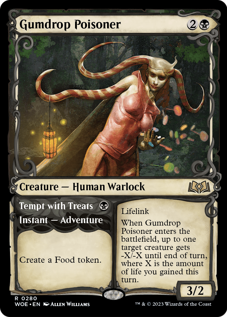 Gumdrop Poisoner (Showcase) (WOE-280) - Wilds of Eldraine: (Showcase)