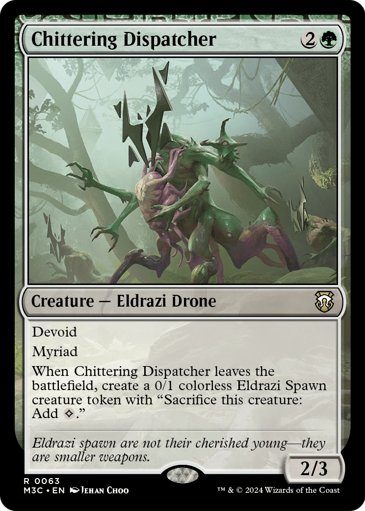 Chittering Dispatcher (M3C-063) - Modern Horizons 3 Commander: (devoid)