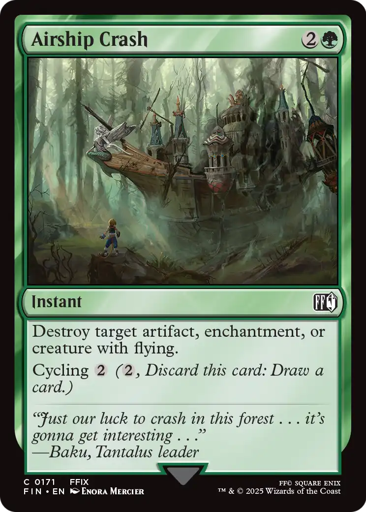 Airship Crash (FIN-171) - FINAL FANTASY Foil