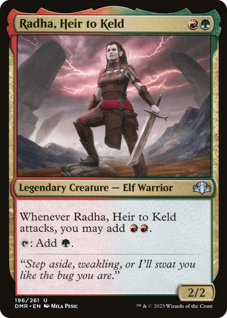 Radha, Heir to Keld (DMR-196) - Dominaria Remastered