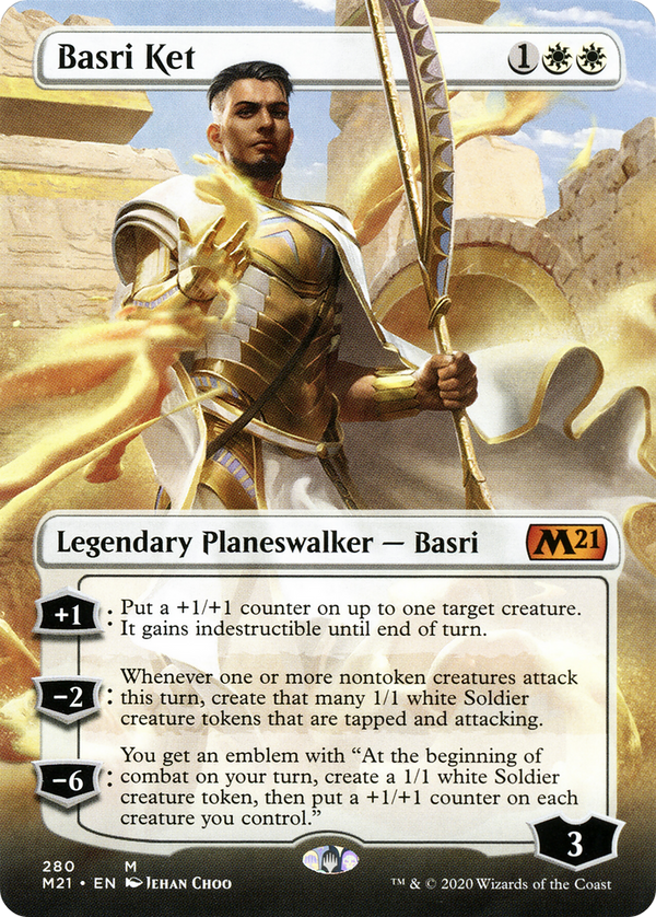 Basri Ket (Borderless) (M21-280) - Core Set 2021 Foil