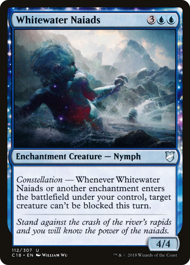 Whitewater Naiads (C18-112) - Commander 2018: (enchantment)