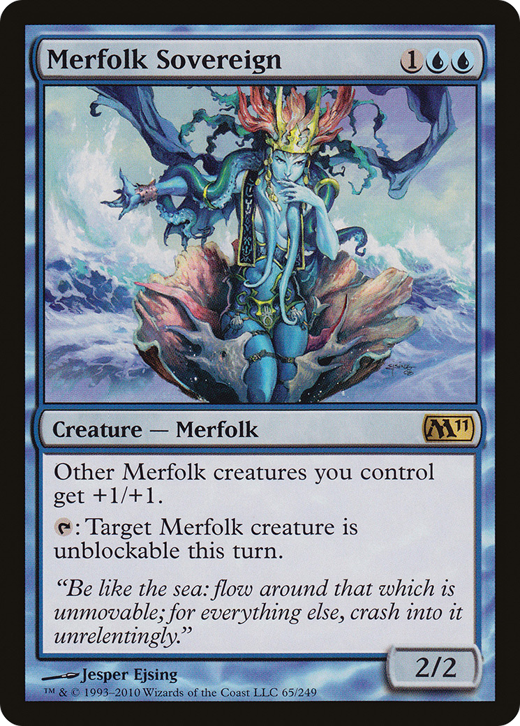 Merfolk Sovereign (M11-065) - Magic 2011 Foil