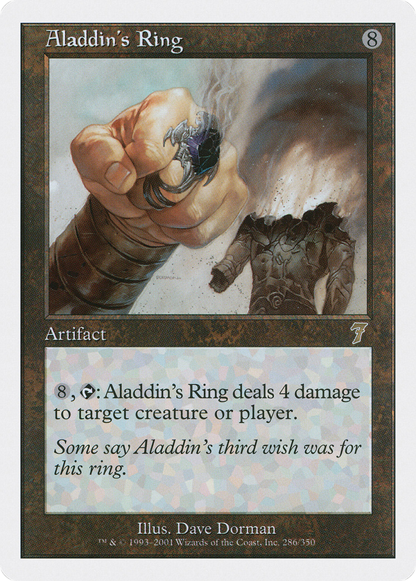 Aladdin's Ring (7ED-286) - 7th Edition Foil