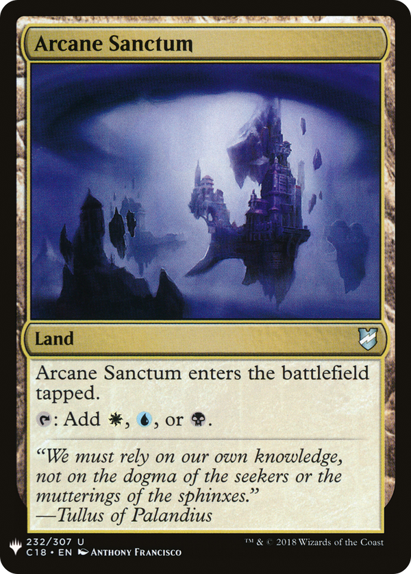 Arcane Sanctum (LIST-232) - The List