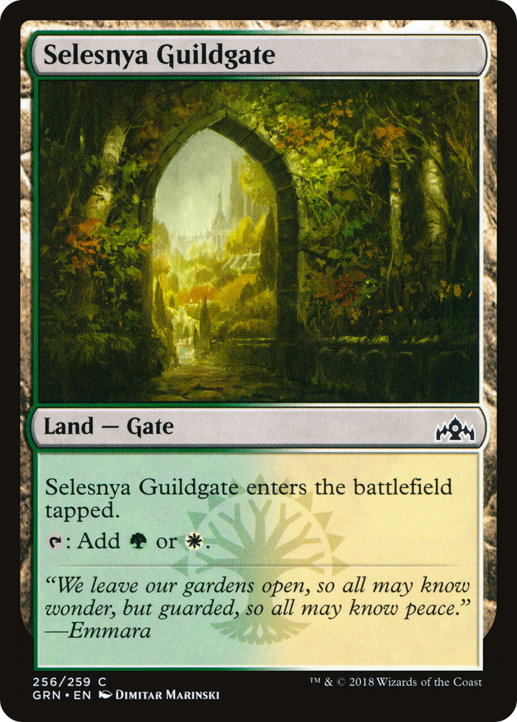 Selesnya Guildgate (256) (GRN-256) - Guilds of Ravnica Foil