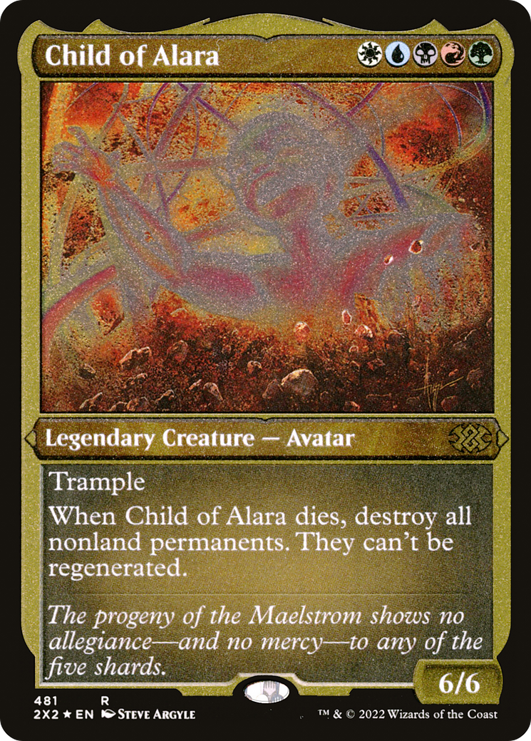 Child of Alara (Foil Etched) (2X2-481) - Double Masters 2022 Foil