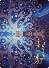 Omniscience // Omniscience (AWOE-068) - Wilds of Eldraine Art Series (Borderless) Foil