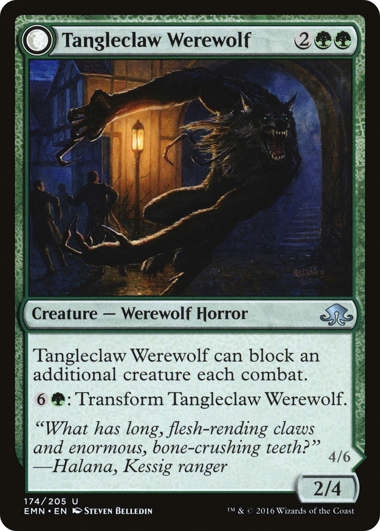 Tangleclaw Werewolf (EMN-174) - Eldritch Moon: (mooneldrazidfc)
