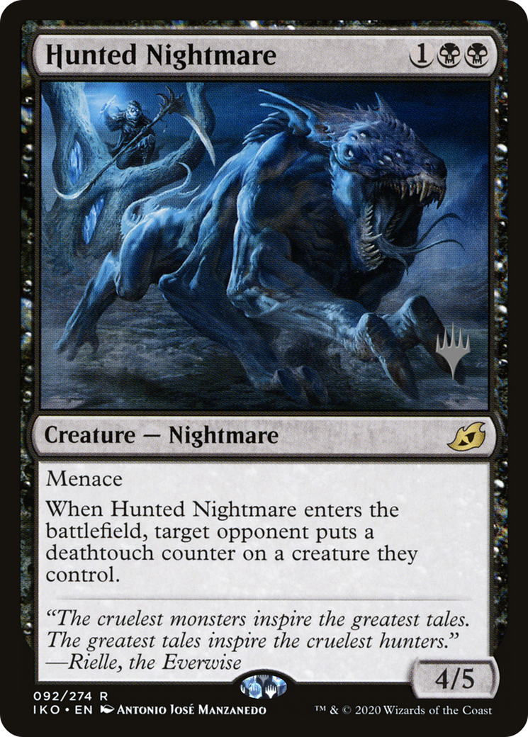 Hunted Nightmare (PPIKO-092) - Ikoria: Lair of Behemoths Promos Foil