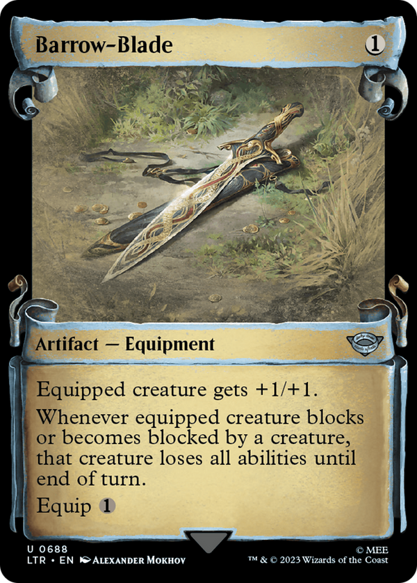 Barrow-Blade (Showcase Scrolls) (LTR-688) - The Lord of the Rings: Tales of Middle-earth: (Showcase) Foil