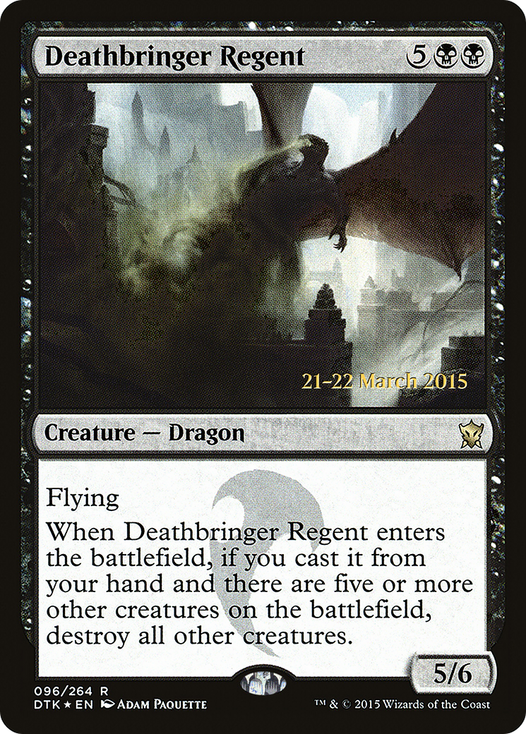Deathbringer Regent (PRE-096) - Dragons of Tarkir Promos Foil