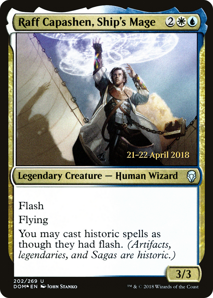 Raff Capashen, Ship's Mage (PRE-202) - Dominaria Promos Foil