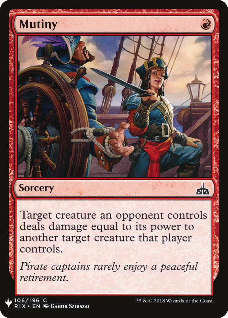 Mutiny (LIST-106) - The List