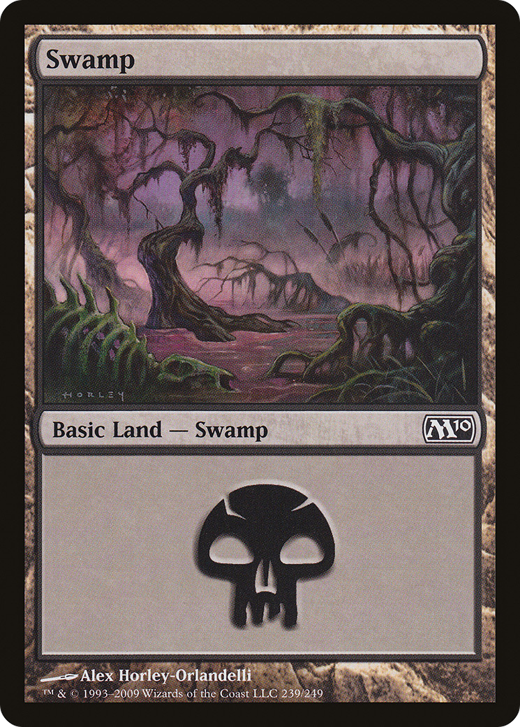 Swamp (239) (M10-239) - Magic 2010 Foil