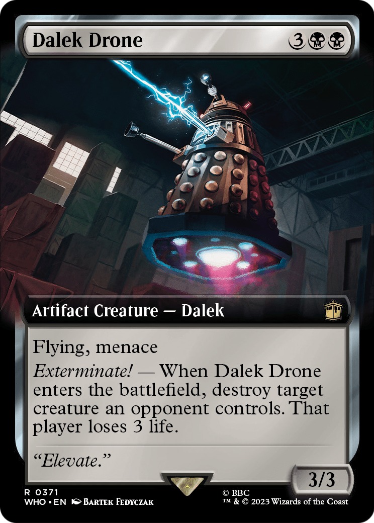 Dalek Drone (Extended Art) (WHO-371) - Doctor Who: (Extended Art)