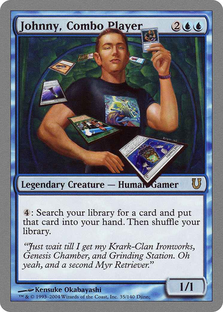 Johnny, Combo Player (UNH-035) - Unhinged Foil