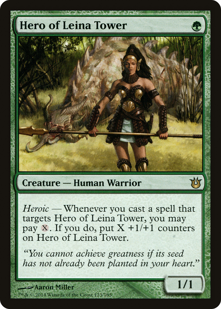 Hero of Leina Tower (BNG-123) - Born of the Gods Foil