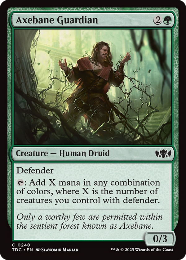 Axebane Guardian (TDC-248) - Commander: Tarkir: Dragonstorm