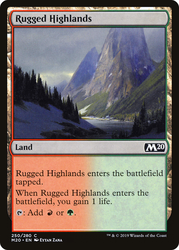 Rugged Highlands (M20-250) - Core Set 2020
