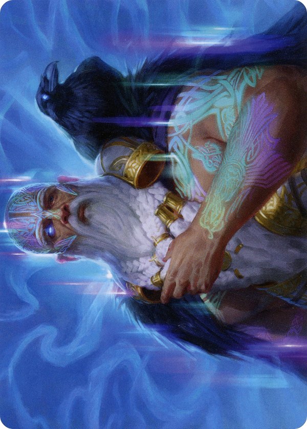 Alrund, God of the Cosmos Art Card (ASKHM-009) - Art Series: Kaldheim (Borderless)