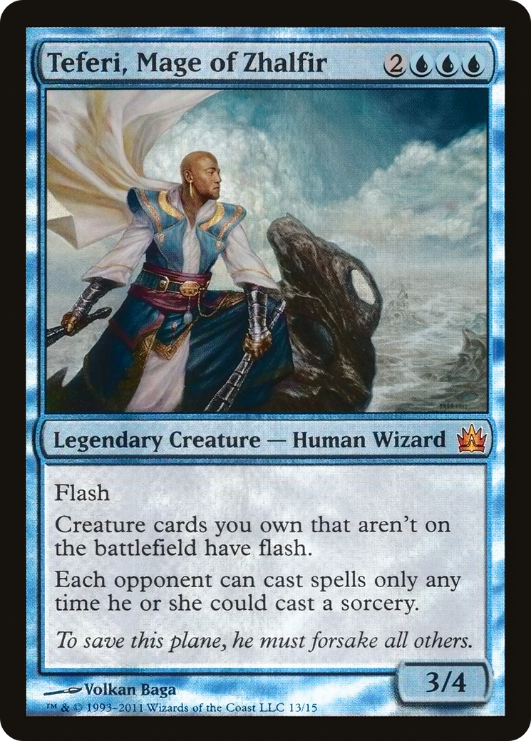 Teferi, Mage of Zhalfir (V11-) - From the Vault: Legends Foil