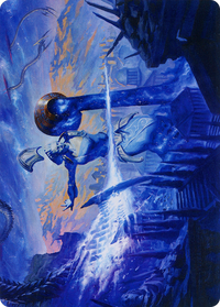 Ephara, Ever-Sheltering // Ephara, Ever-Sheltering (AMOM-008) - March of the Machine Art Series (Borderless) Foil