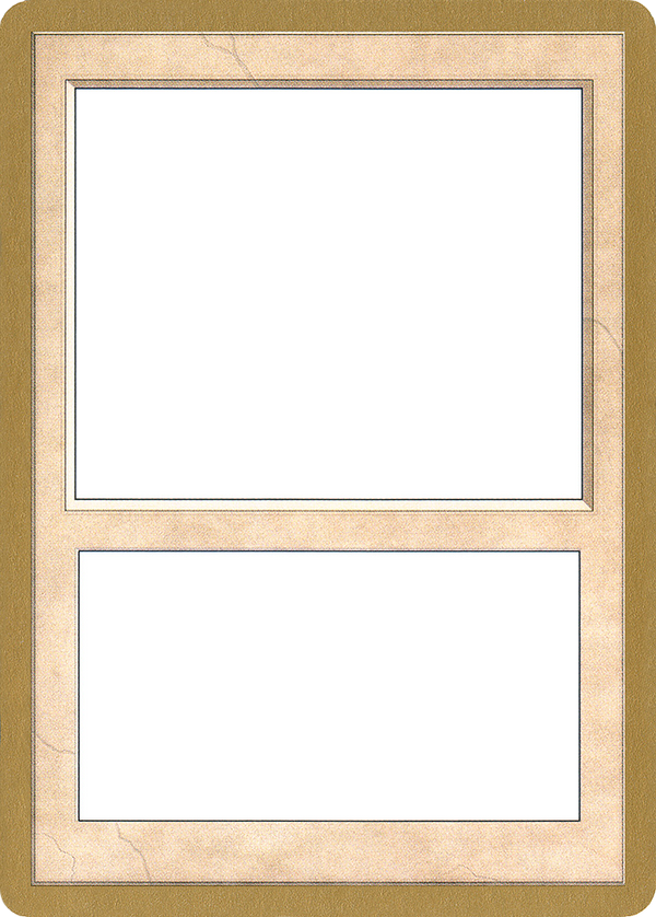 2002 World Championship Blank Card (WCD-) - World Championship Decks 2002