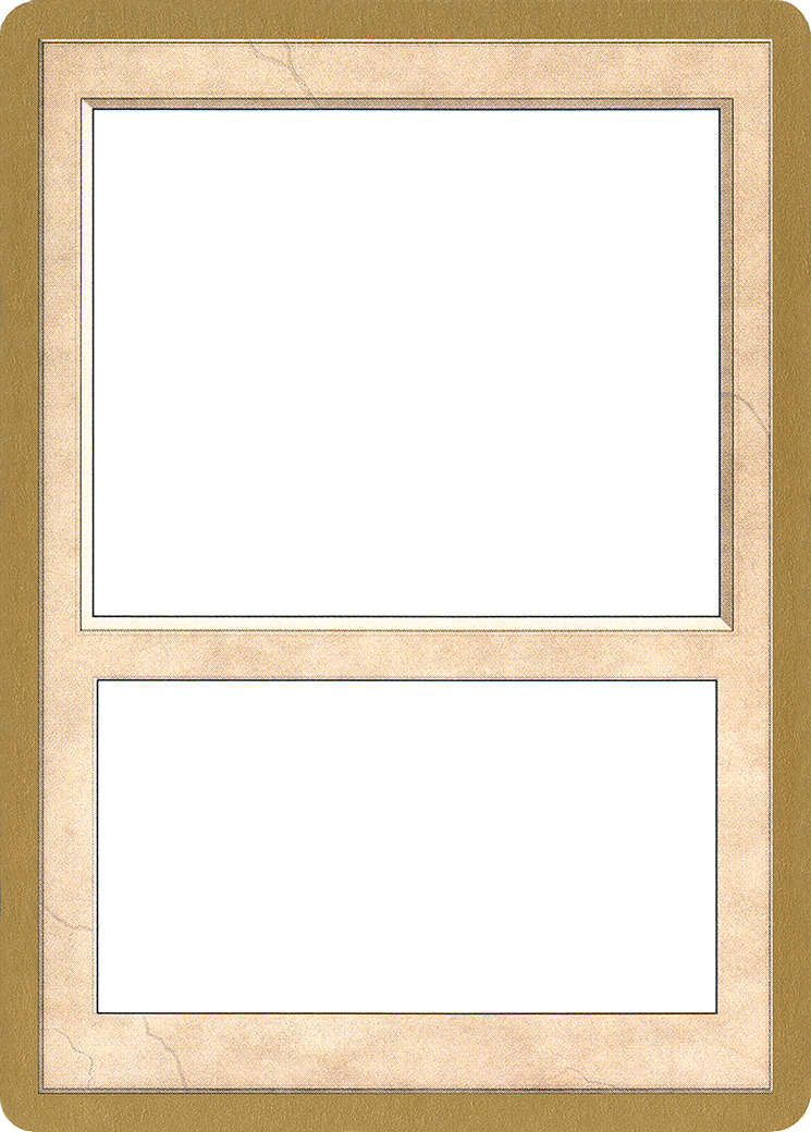 2002 World Championship Blank Card (WCD-) - World Championship Decks 2002