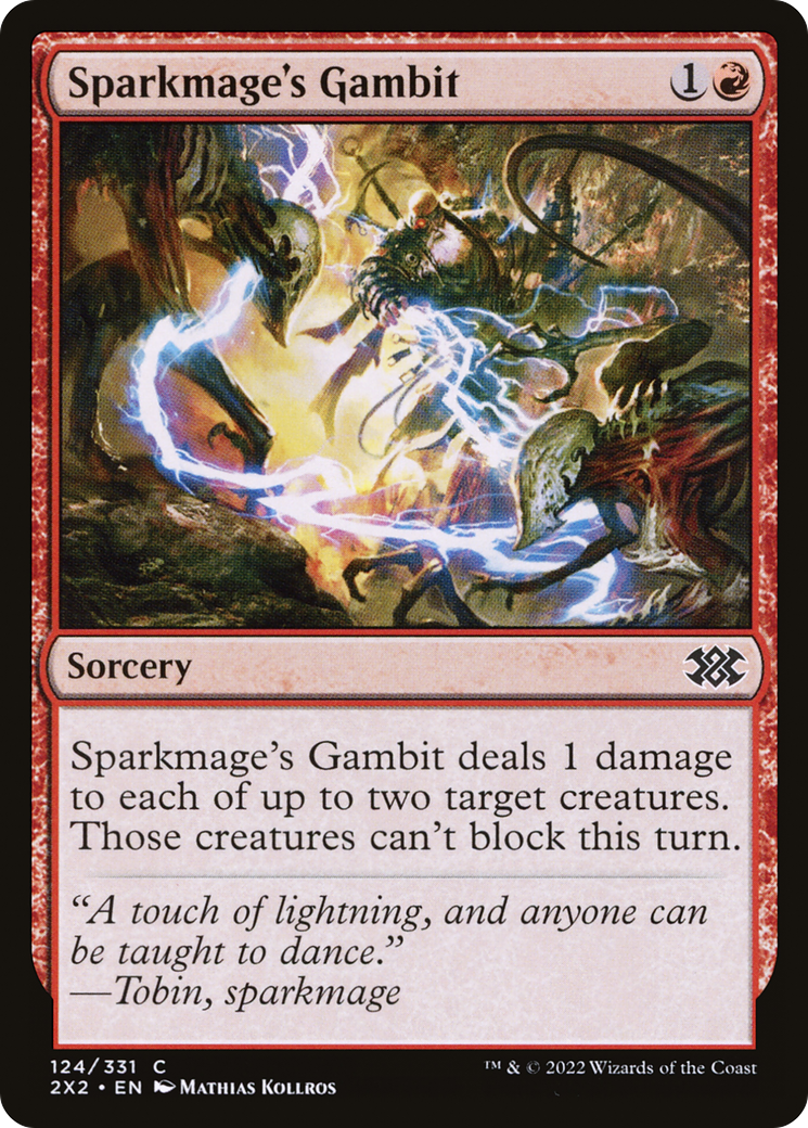 Sparkmage's Gambit (2X2-124) - Double Masters 2022 Foil