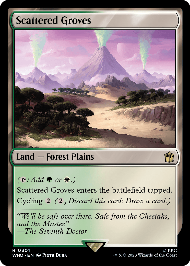 Scattered Groves (WHO-301) - Doctor Who Foil