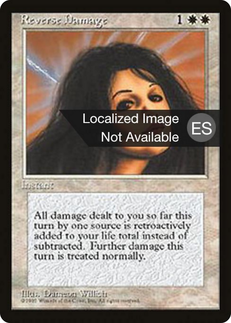 Reverse Damage (4BB-) - Fourth Edition Foreign Black Border