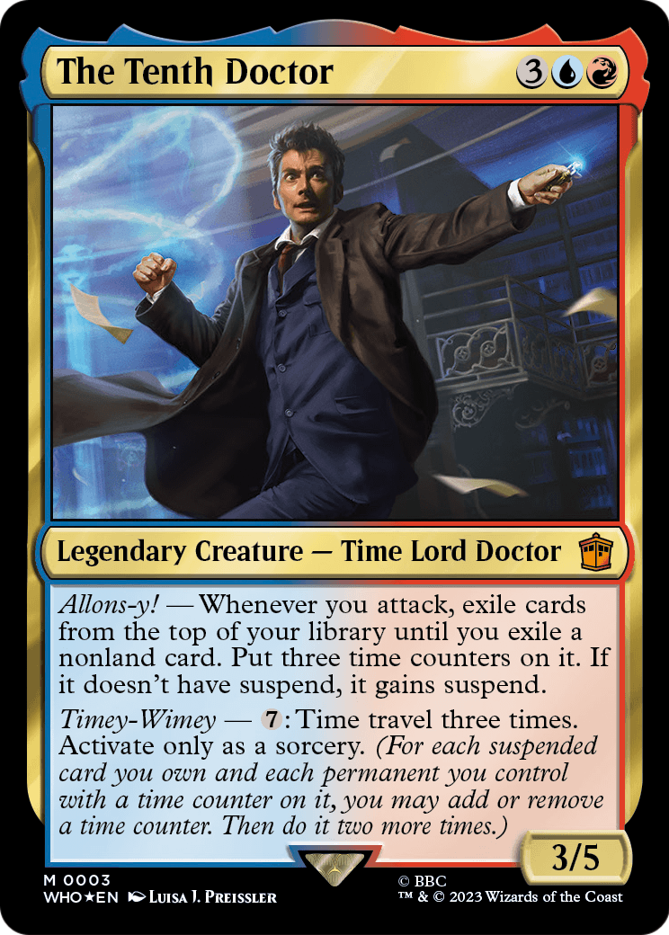The Tenth Doctor (WHO-003) - Doctor Who Foil