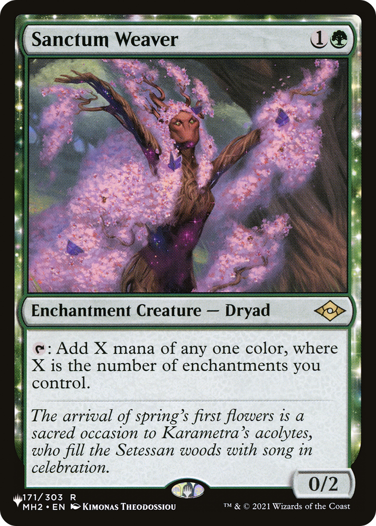 Sanctum Weaver (LIST-171/303) - The List Reprints: (enchantment)